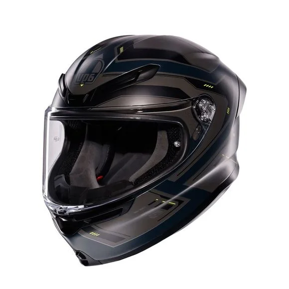 Casque AGV K-6 S – ENHANCE – Gris / Jaune Ref : AG1046