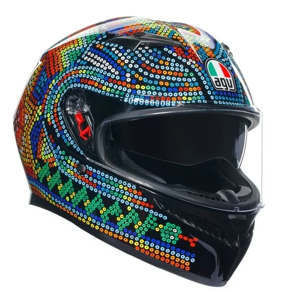 Casque AGV K3 – ROSSI WINTER TEST 2018 – Multicolore Ref : AG1014