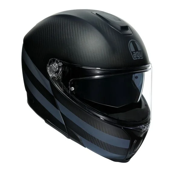 Casque AGV SPORTMODULAR – DARK REFRACTIVE – Gris / Gris Ref : AG0976