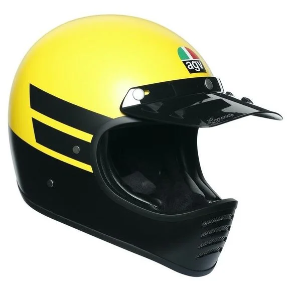 Casque AGV X101 – DUST – Jaune / Noir Ref : AG0935