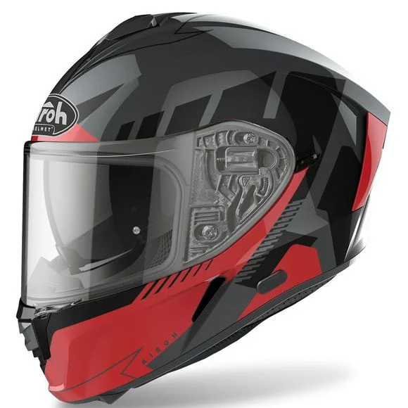 Casque Airoh SPARK – RED – GLOSS – Rouge / Blanc Ref : AR1201