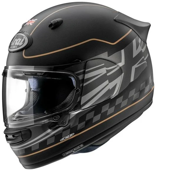 Casque Arai QUANTIC – DARK CITIZEN – Noir / Jaune Ref : AI0553