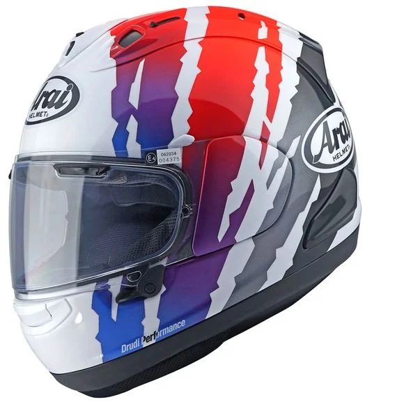 Casque Arai RX-7V EVO – BLADE – Rouge / Bleu Ref : AI0568