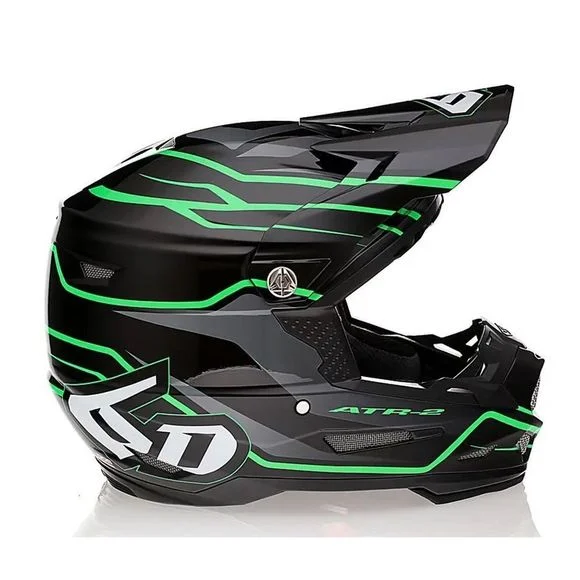 Casque cross 6D Helmets ATR-2 PHASE 2024 – Noir / Vert Ref : DH0031