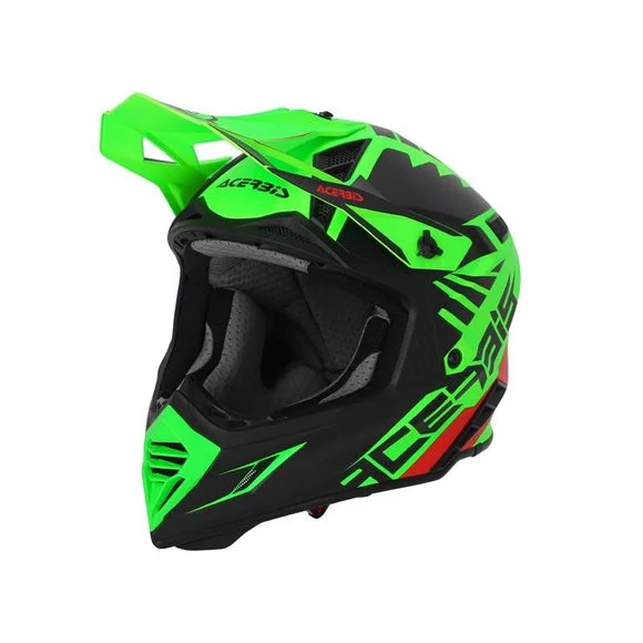 Casque cross Acerbis X-TRACK VTR ECE 2206 2023 – Vert / Noir Ref : AE3611