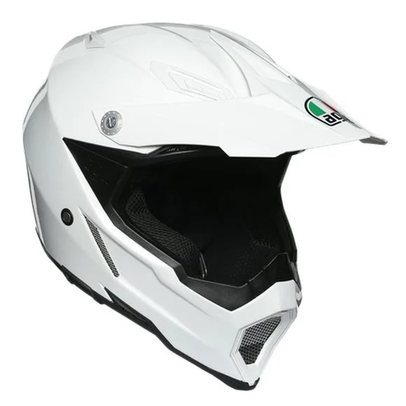 Casque cross AGV AX-8 EVO – WHITE 2023 – Blanc Ref : AG0931
