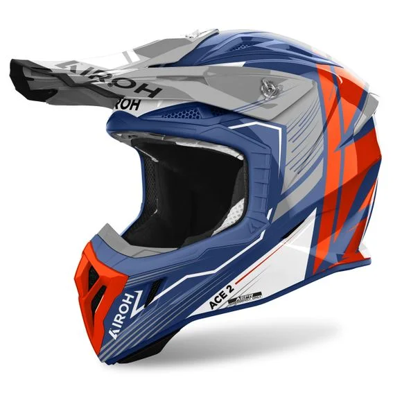 Casque cross Airoh AVIATOR ACE 2 – ENGINE 2025 – Bleu Ref : AR1349
