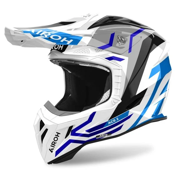 Casque cross Airoh AVIATOR ACE 2 – GROUND 2024 – Bleu Ref : AR1348