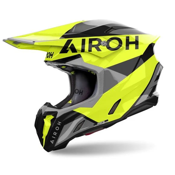 Casque cross Airoh TWIST 3 – KING 2024 – Jaune Ref : AR1370