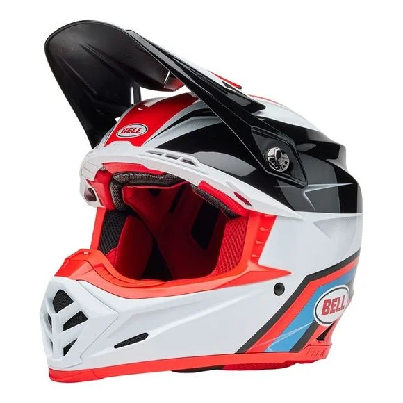Casque cross Bell MOTO-9S FLEX MERCHANT 2025 – Noir / Rouge Ref : EL0737