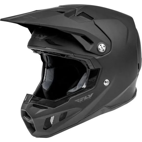 Casque cross Fly FORMULA CC – SOLID – ENFANT – Noir Ref : FL1695 / 8008492001