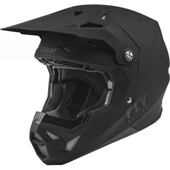 Casque cross Fly FORMULA CP SOLID 2025 – Noir Ref : FL1519