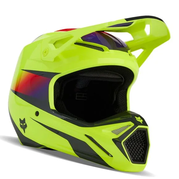 Casque cross Fox V1 – FLORA 2024 – Jaune Ref : FX4084-C6359