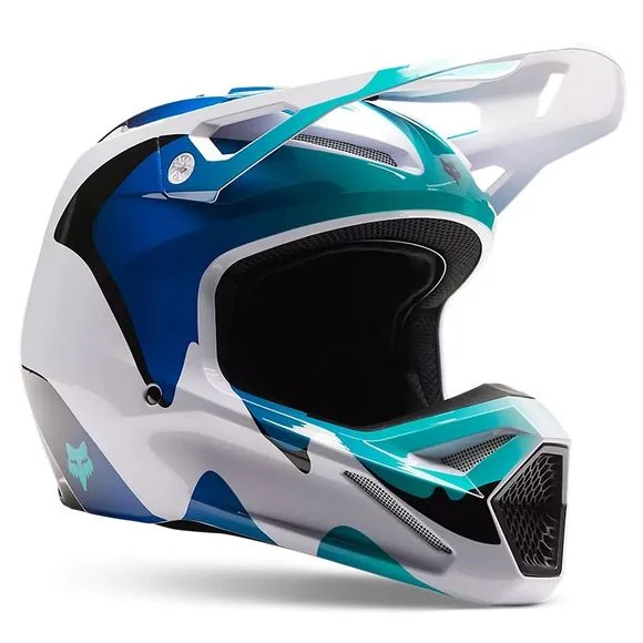 Casque cross Fox V1 KOZMIK 2024 – Bleu Ref : FX3920