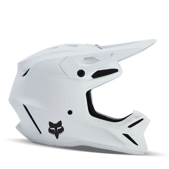 Casque cross Fox V3 – SOLID 2024 – Blanc Ref : FX4082-C6217