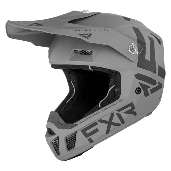 Casque cross FXR CLUTCH CX STEEL 2021 – Gris Ref : FXR0083