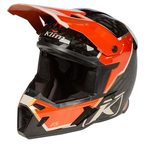 Casque cross KLIM F5 KOROYD TOPO 2024 – Marron / Orange Ref : KLI0339