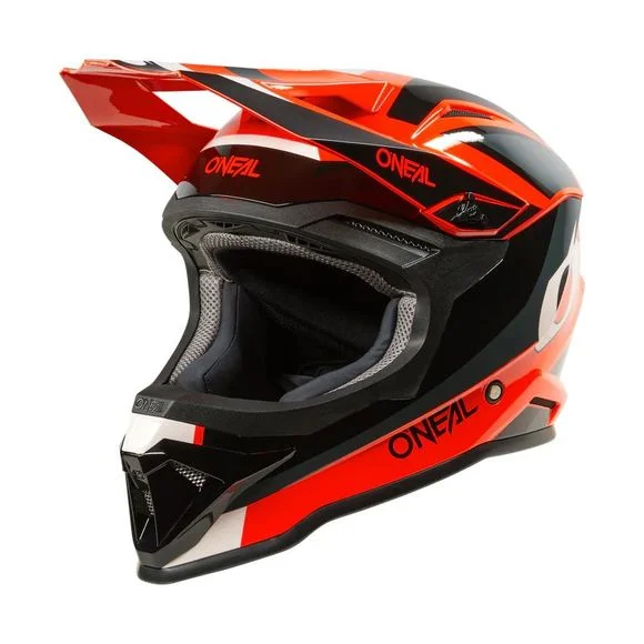 Casque cross O&rsquo;Neal 1 SRS – YOUTH STREAM V24 – Noir / Rouge Ref : OL1959