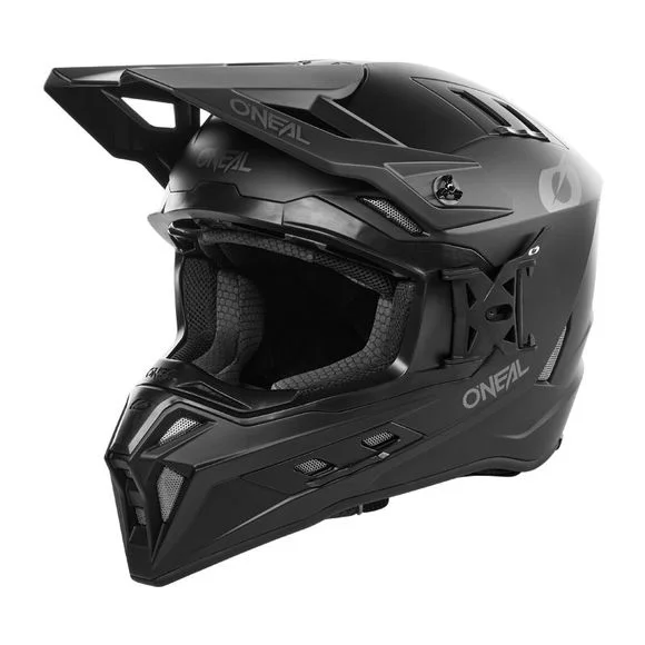 Casque cross O&rsquo;Neal EX-SRS – SOLID V24 2024 – Noir Ref : OL1956