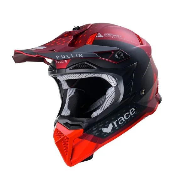 Casque cross Pull-in MASTER 2025 – Noir / Rouge Ref : PUL0566