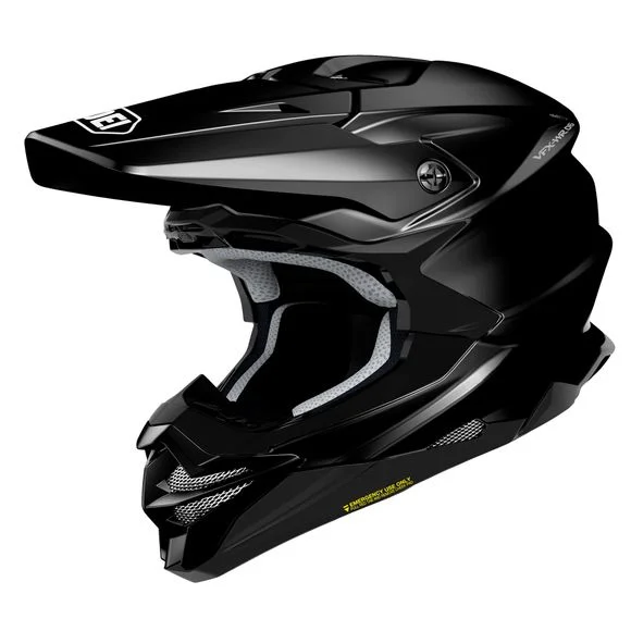 Casque cross Shoei VFX-WR – SOLID 2023 – Noir Ref : SI0534