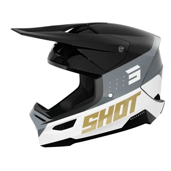 Casque cross Shot FURIOUS – LEAGUE 2025 – Noir / Jaune Ref : SO2567
