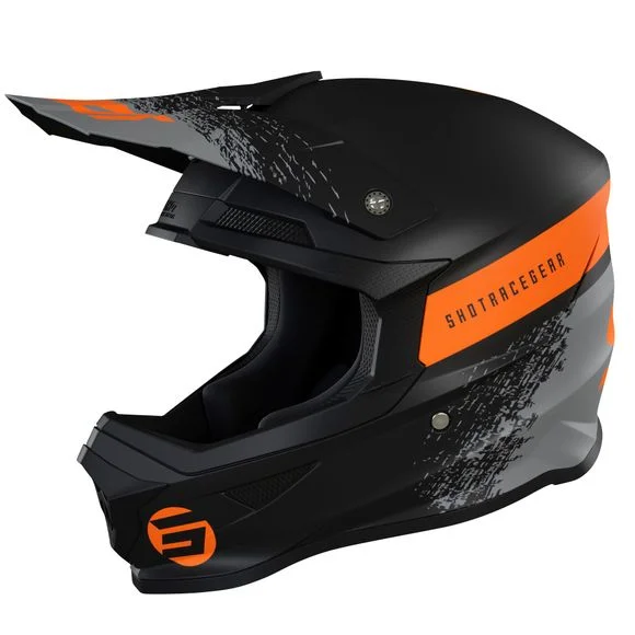 Casque cross Shot FURIOUS ROLL – BLACK ORANGE MATT 2022 – Noir / Orange Ref : SO2196