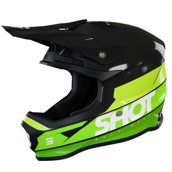 Casque cross Shot FURIOUS STORY – GREEN GLOSSY 2022 – Vert Ref : SO2183