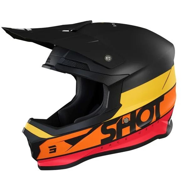 Casque cross Shot FURIOUS STORY – ORANGE MATT 2022 – Orange / Noir Ref : SO2185