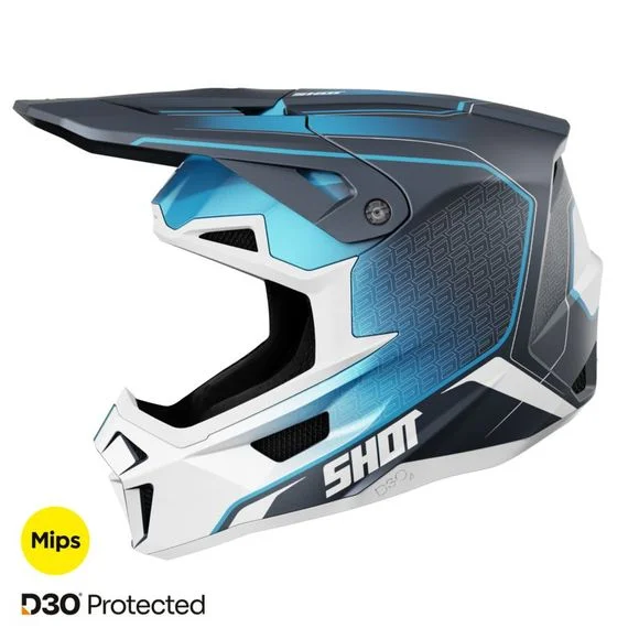 Casque cross Shot LITE – CHALLENGER 2025 – Bleu Ref : SO2582