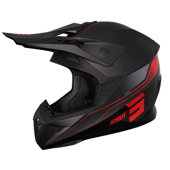 Casque cross Shot PULSE – EDGE 2023 – Jaune Ref : SO2458