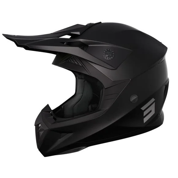 Casque cross Shot PULSE – SOLID 2024 – Noir Ref : SO2456
