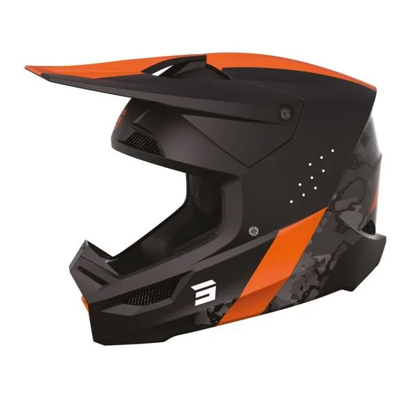 Casque cross Shot RACE – CAMO 2023 – Orange Ref : SO2404