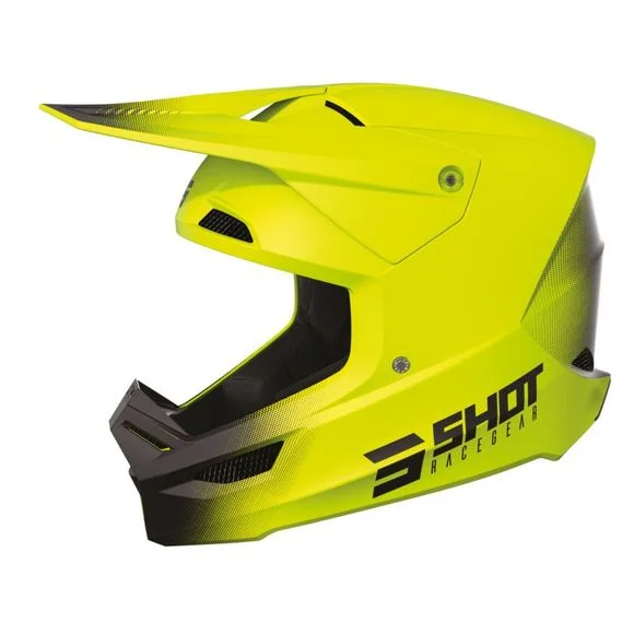 Casque cross Shot RACE – DRAW 2024 – Jaune Ref : SO2405