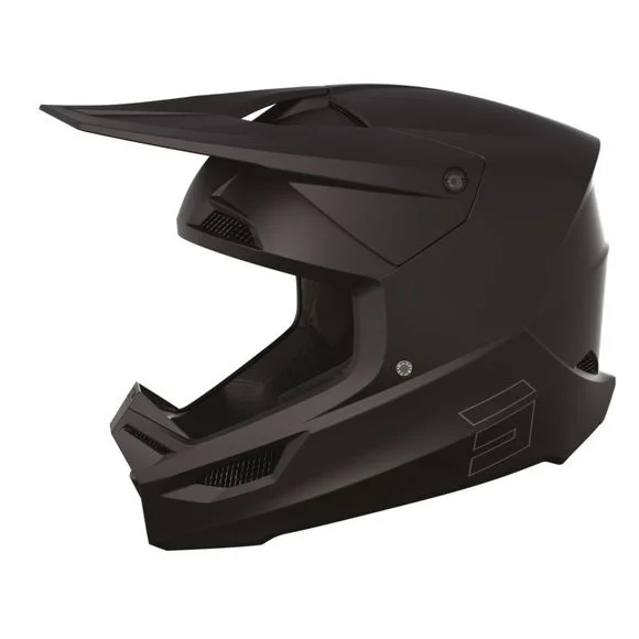 Casque cross Shot RACE – SOLID – MATT 2024 – Noir Ref : SO2402