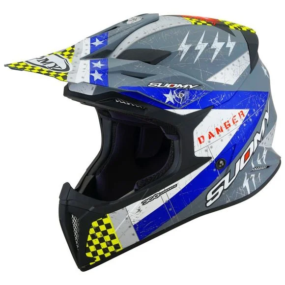 Casque cross Suomy X-WING – JETFIGHTER 2024 – Bleu Ref : SU0434