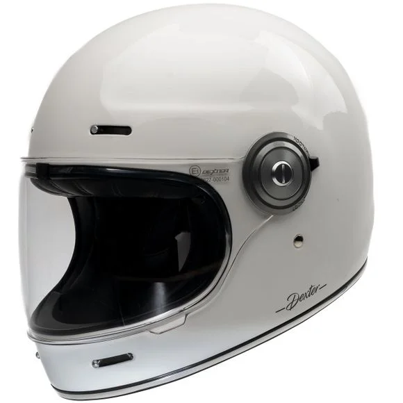 Casque Dexter TANNEN GLOSSY – Blanc Ref : DX0121