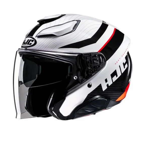 Casque Hjc F31 – NABY – Noir / Rouge Ref : HJ1116