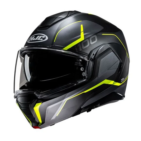 Casque Hjc I100 – LORIX – Noir / Jaune Ref : HJ1131