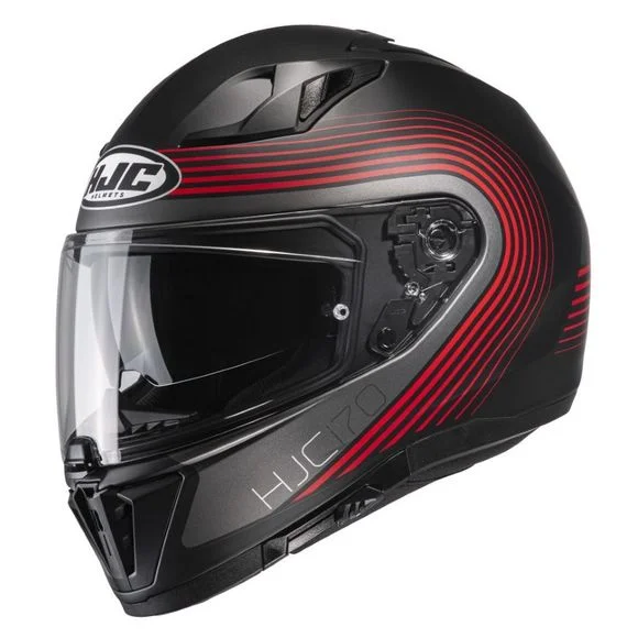Casque Hjc I70 – SURF – Noir / Rouge Ref : HJ0921