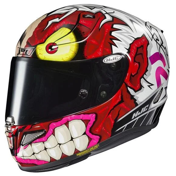 Casque Hjc RPHA 11 – TWO FACE DC COMICS – Noir / Rouge Ref : HJ1070