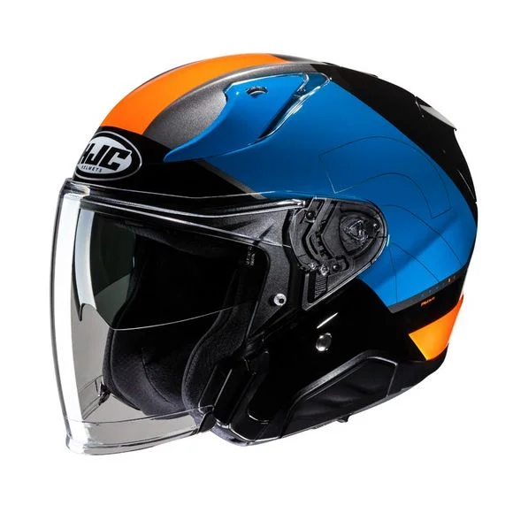 Casque Hjc RPHA31 – CHELET – Bleu / Orange Ref : HJ1100