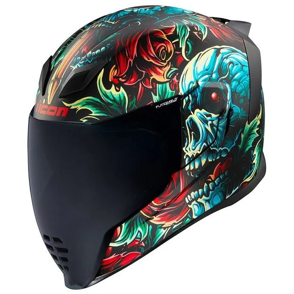Casque Icon AIRFLITE – MIPS OMNICRUX – Vert / Rouge Ref : IC0806