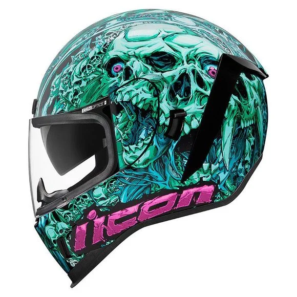 Casque Icon AIRFORM – PARAHUMAN – Bleu Ref : IC0732