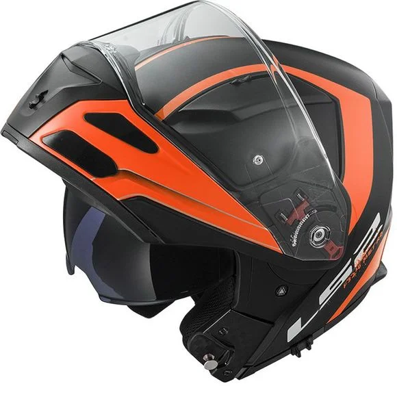 Casque LS2 FF324 – METRO – EVO RAPID – Noir / Orange Ref : LS0448