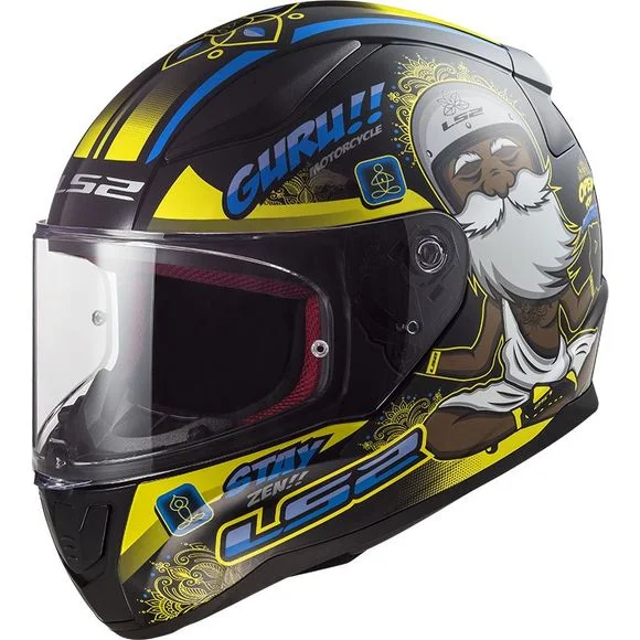 Casque LS2 FF353 – RAPID – BUDDHA – Noir / Bleu Ref : LS0772
