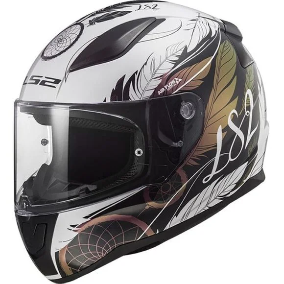 Casque LS2 FF353 – RAPID II BOHO – Noir / Blanc Ref : LS0834