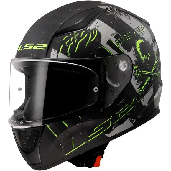 Casque LS2 FF353 – RAPID II PIRATES – Noir / Gris Ref : LS0828