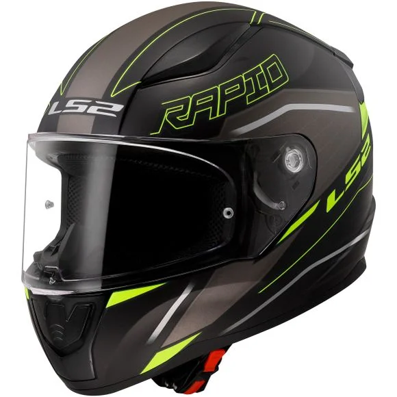 Casque LS2 FF353 – RAPID II ROKKU – Noir / Jaune Ref : LS0830