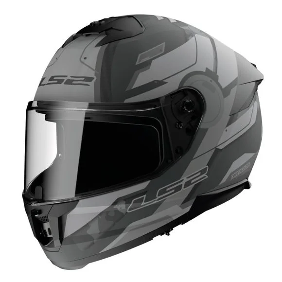 Casque LS2 FF808 – STREAM II – SHADOW – Gris Ref : LS0847